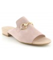 Zueco color nude con estribo