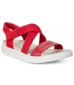 Sandalias rojas de confort
