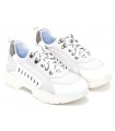 Deportivo color blanco de cordones
