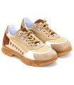 Deportivo de cordones en color beige