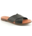 Sandalia en coco negro