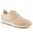 Deportivo de cordones en color beige
