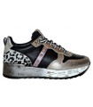 Deportivo metalizado con animal print