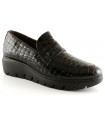 Mocasín de plataforma en color negro