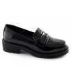 Mocasín con antifaz en coco negro