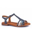 Sandalia para mujer en azul océano