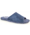 Zapatilla descalza por delante con tejido nylon