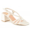Sandalia para mujer en color blanco