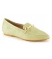 Mocasín para mujer en color verde