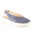 Zapato corte salón destalonado con plataforma