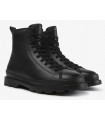 Botas militares en piel negra