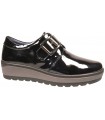Zapato de confort con hebilla