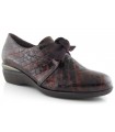 Zapato con lazo en color marrón