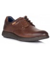 Zapato liso en piel cuero