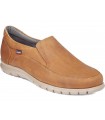 Zapato con elásticos en color cuero