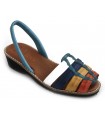 Menorquinas multicolor para mujer 