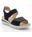 Sandalias con cierre de velcro se en color azul