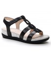 Sandalias de confort con cierre de velcro