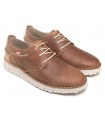 Zapato para hombre en piel de color marrón