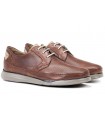 Zapatos para hombre en piel de color cuero 