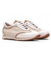 Deportivo para mujer en color beige con cordones