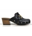 Zuecos para mujer en piel negra