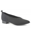 Zapato salón en color negro con lycra elástica