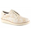 Zapatos de cordones en color beige 