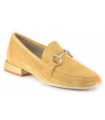 Mocasín para mujer en color cuero