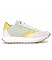 Deportivo combinado en color blanco y menta