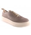 Zapato con rejilla en color gris
