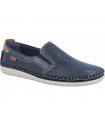 Zapato mocasín en color azul marino