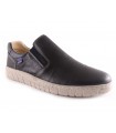 Zapatos de piel con elásticos laterales