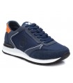 Deportivo con cordones en color azul