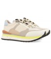 Deportivo de cordones en color taupe