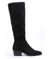 Botas de licra en color negro