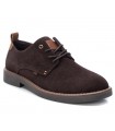 Zapatos para hombre en serraje marrón