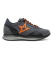 Deportivo para hombre en nylon gris 