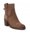 Botín para mujer en serraje taupe