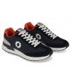 Deportivo de color azul marino con cordones