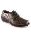 Zapatos con cordones elásticos en color taupe