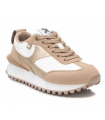 Deportivo combinado en blanco y taupe