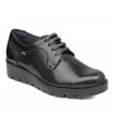 Zapato en charol negro con cordones