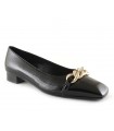 Zapato corte salón con cadena 
