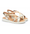 Sandalias color beige de mujer