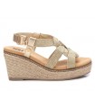Sandalia para mujer en color oro