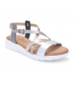 Sandalias de mujer en tonos metal