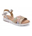 Sandalias en taupe de mujer