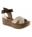 Sandalias de plataforma en color hielo