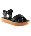 Sandalia para mujer en color negro
